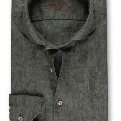 Skjorta Linne FB Grön