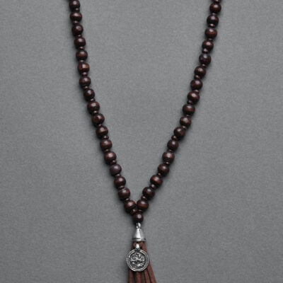 Halsband med Tofs Cinnamon