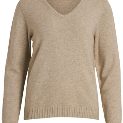 Tröja Viril V-Neck Beige